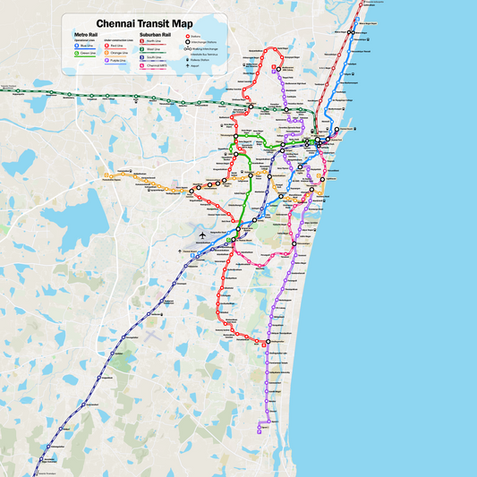 Chennai Transit Map DIGITAL