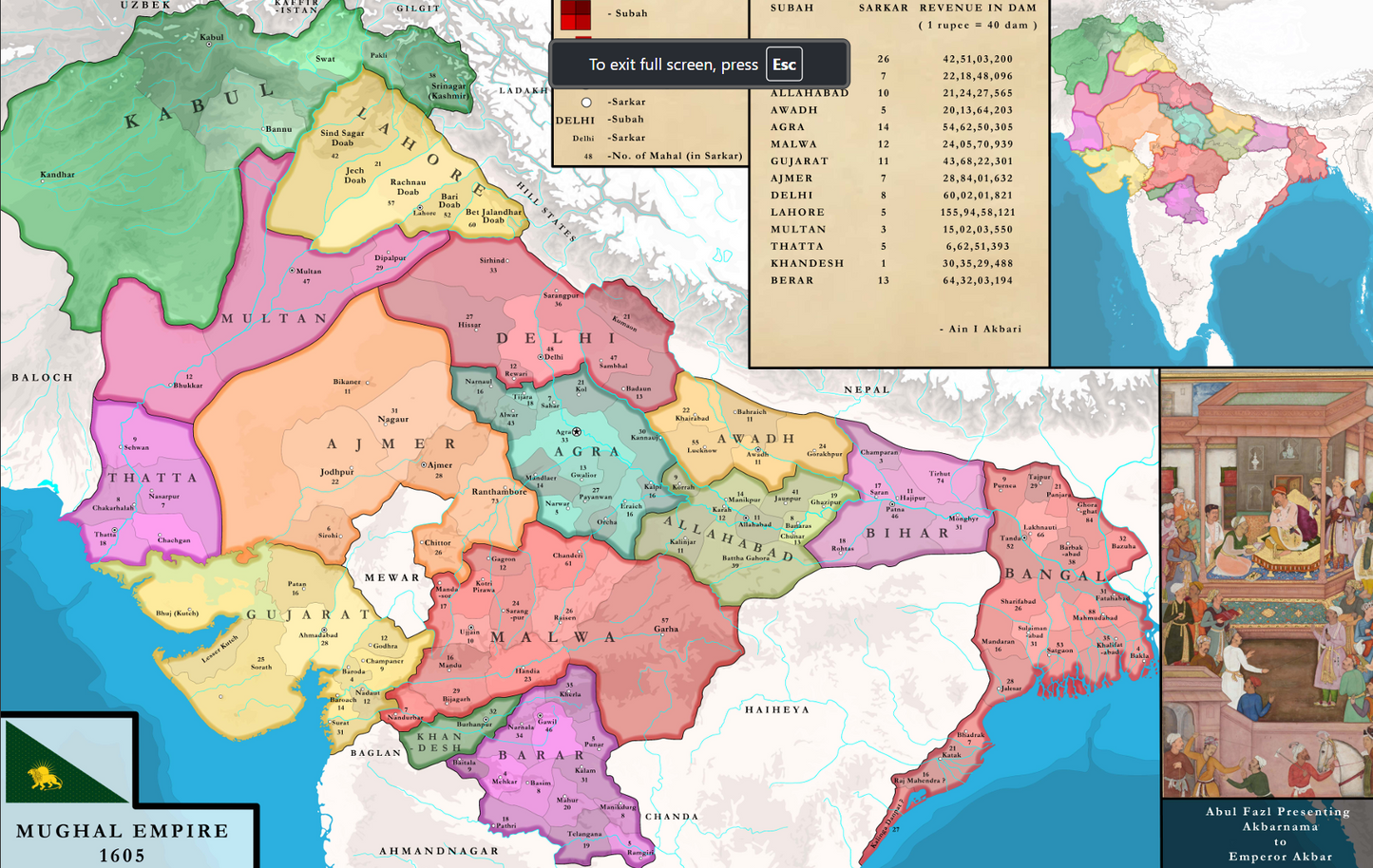 Mughal Empire 1605