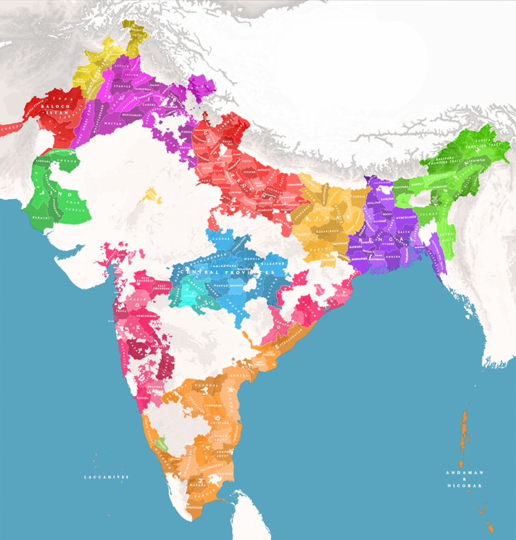 Provinces of British India 1947