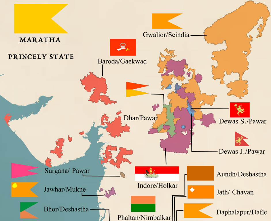 Maratha Princely States 1947