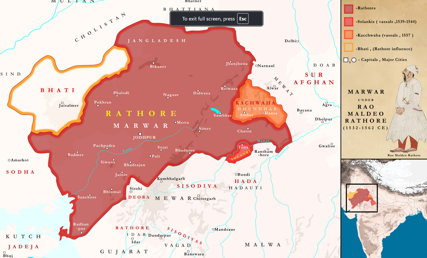 Marwar under Rao Maldeo Rathore