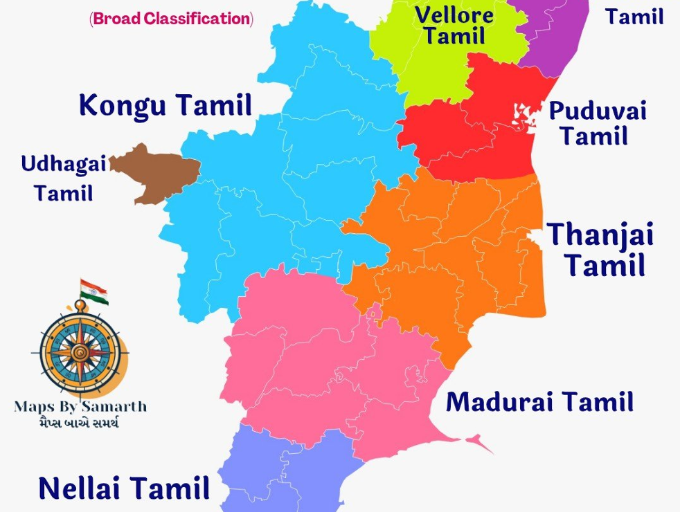 Tamil Nadu Linguistic Maps
