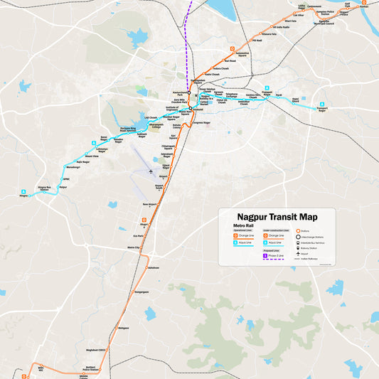 Nagpur Transit Map DIGITAL
