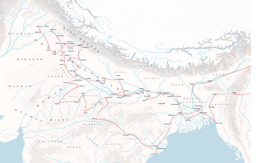 Travels of Guru Nanak Dev (Eastern Route)