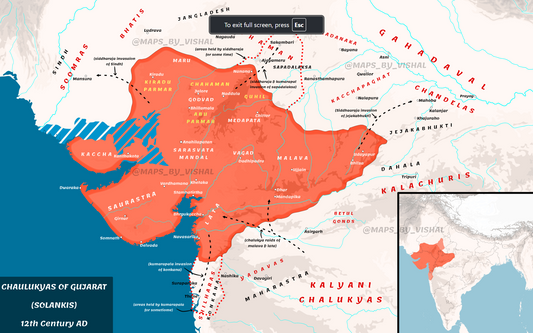 Gujarat Chaulukyas 1200 CE
