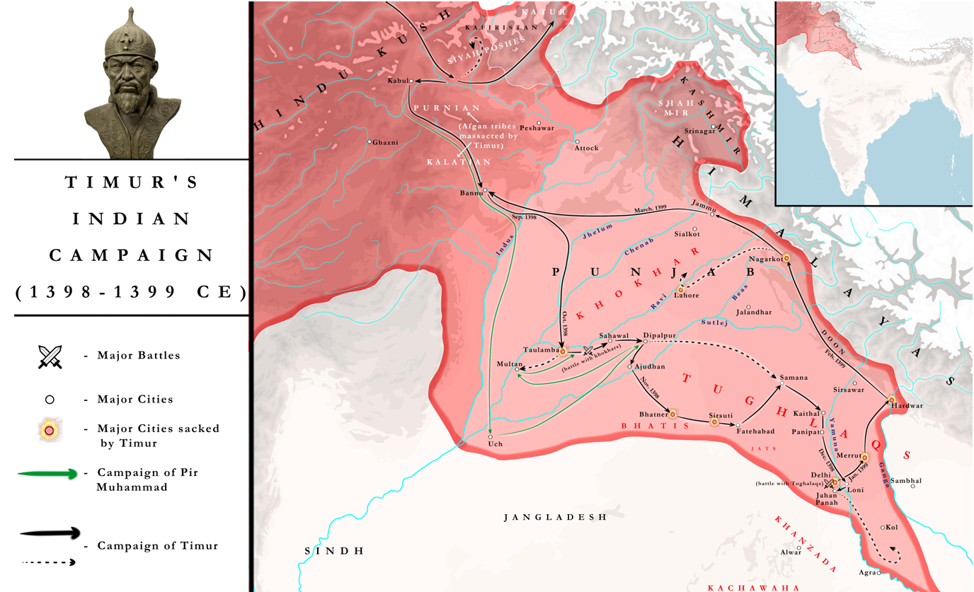 Timurid Campaign 1398 AD