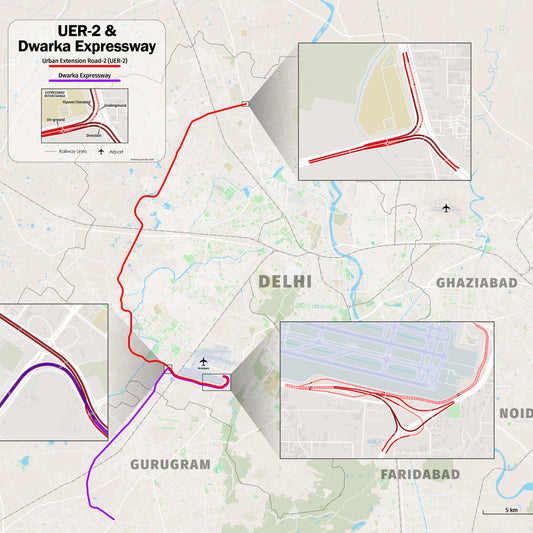 UER-2 & Dwarka Expressway Map DIGITAL